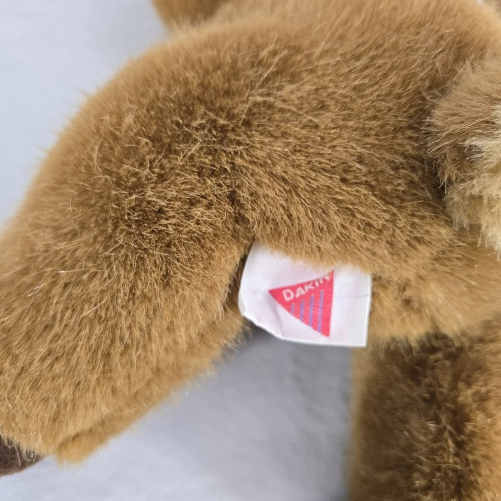 Vintage Dakin Moose Brown Plush 1993 Stuffed Animal Toy 14